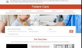 
							         Weill Cornell Medicine: Patient Care								  
							    