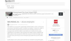 
							         Weis Market, Inc. - Abuses employees, Review 344213 ...								  
							    