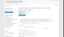
							         Welch v. Welch – CourtListener.com								  
							    