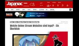 
							         Welche Anime Stream Websites sind legal? – Ein Überblick - Japaniac								  
							    