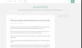 
							         Welches Anime Streaming Portal ist das Beste – AnimeSEO								  
							    