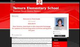 
							         Welcome – Alicia Queen, Ed.D. – Tamura Elementary School								  
							    