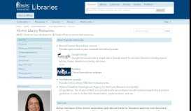 
							         Welcome - Alumni Library Resources - Guides at ... - MUSC Library								  
							    