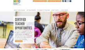 
							         Welcome! | Apply to Teach in New York City Public Schools								  
							    