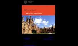 
							         Welcome Back! - The University of Sydney								  
							    