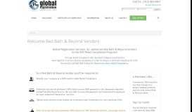 
							         Welcome Bed Bath & Beyond Vendors | Global Registration Services ...								  
							    
