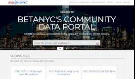 
							         Welcome - BetaNYC's Community Data Portal - NYC								  
							    