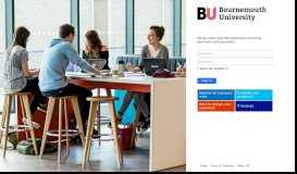 
							         Welcome – Blackboard Learn - Bournemouth University								  
							    