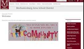 
							         Welcome – Community – Mechanicsburg Area School District								  
							    