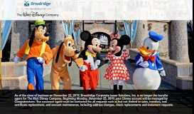 
							         Welcome Disney Shareholders								  
							    