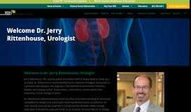 
							         Welcome Dr. Jerry Rittenhouse, Urologist – Weeks Medical Center								  
							    
