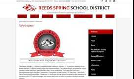 
							         Welcome – Education Foundation – Reeds Spring School District								  
							    