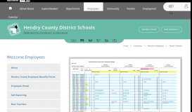 
							         Welcome Employees / Payroll Calendar - Hendry County Schools								  
							    
