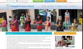 
							         Welcome Gitanjali Primary School								  
							    