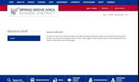 
							         Welcome / Home - Spring Grove Area School District								  
							    