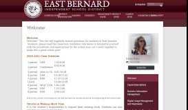 
							         Welcome – Karen Riley – East Bernard Independent School District								  
							    