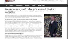 
							         Welcome Keegan Crosby, your new admission specialist | Veterans ...								  
							    