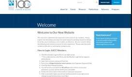 
							         Welcome & Login Instructions - AACC								  
							    