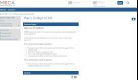 
							         Welcome - Main View | My MECA Student Information Portal | Maine ...								  
							    