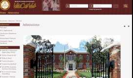 
							         Welcome! - Main View | Welcome! | Admissions | Welcome to the ...								  
							    