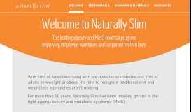 
							         Welcome - Naturally Slim								  
							    