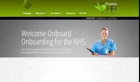 
							         Welcome Onboard | Onboarding for the NHS								  
							    