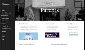 
							         Welcome! - Parents - St. Joseph School								  
							    