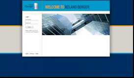 
							         Welcome Portal | Roland Berger: Welcome Portal								  
							    