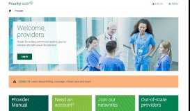 
							         Welcome Providers | Priority Health								  
							    