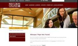 
							         Welcome Saint Joseph's College Students! - Holy Cross College Notre ...								  
							    