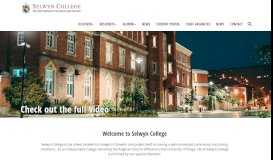 
							         Welcome » Selwyn College								  
							    