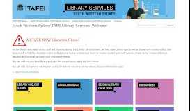 
							         Welcome - South Western Sydney TAFE Library Services ...								  
							    