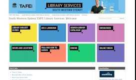 
							         Welcome - South Western Sydney TAFE Library Services - South ...								  
							    