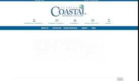 
							         Welcome Students & Alumni! - Florida Coastal School of Law								  
							    