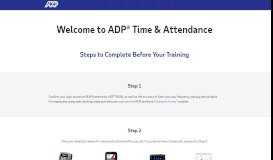 
							         Welcome to ADP Time & Attendance								  
							    