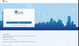 
							         Welcome to AFPM's eLearning Portal								  
							    
