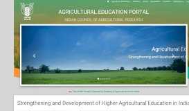 
							         Welcome to Agricultural Education Portal								  
							    