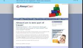 
							         Welcome to AlwaysCare Benefits								  
							    