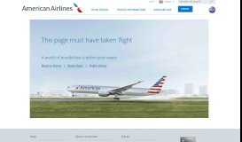 
							         Welcome to American Airlines Travel Agency pages | AA.com Australia								  
							    