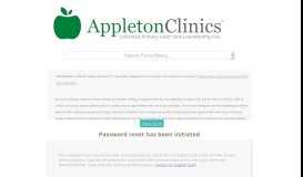 
							         Welcome to Appleton Clinics GJ, LLC's Patient Portal								  
							    