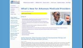 
							         Welcome to Arkansas Medicaid								  
							    