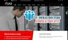 
							         Welcome to ASAS | Internet Service Provider, Website and ERP ...								  
							    