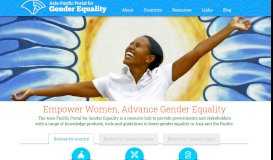
							         Welcome to Asia Pacific Portal for Gender Equality | Asia Pacific Portal ...								  
							    