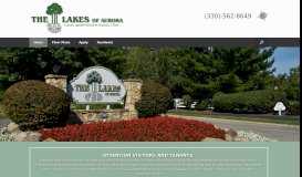 
							         Welcome to Aurora, Ohio's Luxury Apartments, The Lakes of Aurora ...								  
							    