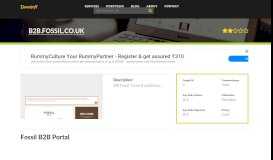 
							         Welcome to B2b.fossil.co.uk - Fossil B2B Portal								  
							    