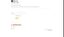 
							         Welcome to Behavioral Health Link Shiftboard Login Page								  
							    