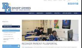 
							         Welcome to Bishop Grimes: Rediker Parent PlusPortal								  
							    