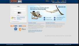 
							         Welcome to BRI Internet Banking								  
							    