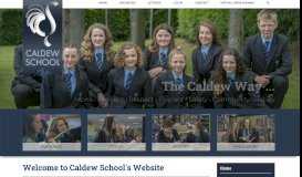 
							         Welcome to Caldew School's Website								  
							    