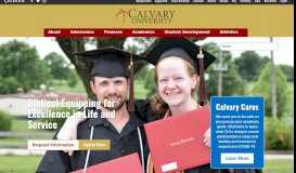 
							         Welcome to Calvary University! - Calvary University								  
							    